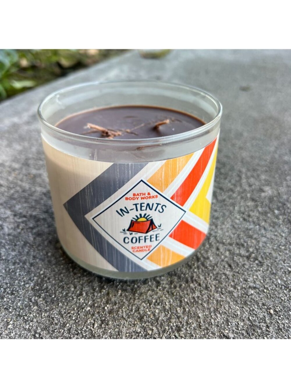 Bath & Body Works IN-TENTS COFFEE Paris Cafe Candle 3-wick 14.5oz NEW (desc)